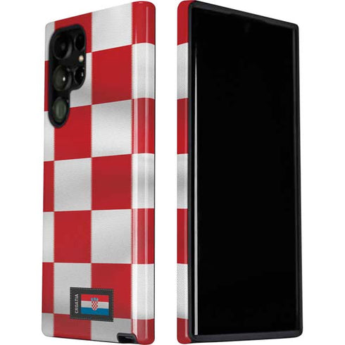 Croatia Soccer Flag Galaxy S22 Ultra Pro Case